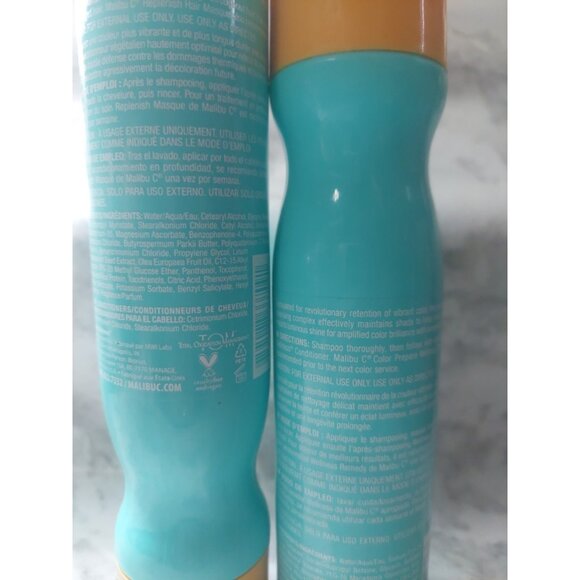 Malibu C Hydrate Color Wellness Shampoo & Conditioner Set 9oz  100% Vegan - Picture 2 of 2